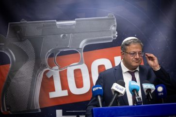 Ministre israélien de la Sécurité nationale, Itamar Ben Gvir,