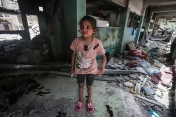 Ward Jalal Al-Shaikh Khalil, six ans la seule rescapée d'un raid qui a brûlé vifs les membres de sa famille