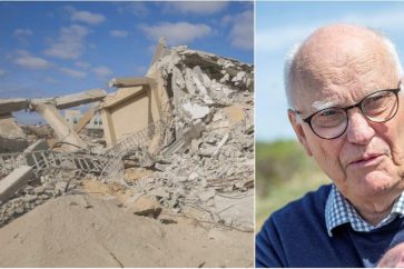 Selon Roger Akelius, « les Israéliens n'agissent pas comme le peuple élu de Dieu, mais comme des serviteurs de Satan »,