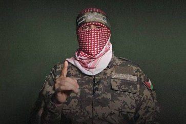 Abou Obeida, porte-parole des Brigades al-Qassam.
