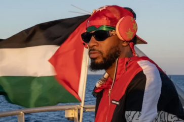 Le militant US Chris Smalls, organisateur des travailleurs d’Amazon.