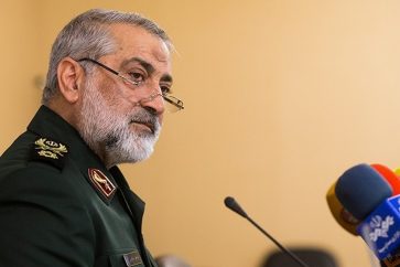 Le général de brigade Abolfazl Shekarchi, porte-parole des forces armées iraniennes. ©Tasnim