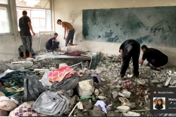 Bombardement israélien visant une école à Gaza (Illustration)