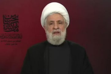 Le secrétaire général du Hezbollah, Cheikh Naïm Qassem