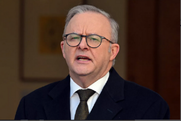 Le Premier ministre australien Anthony Albanese