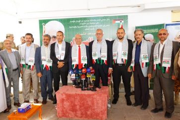 Le gouvernement yéménite en présentant au bureau de Hamas à Sanaa des félicitations et ses condoléances pour le martyre de son dirigeant Yahia Sinwar