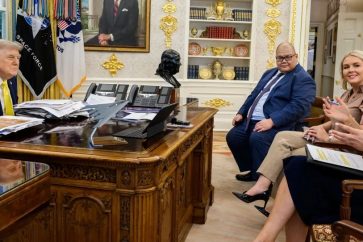 Interview du président américain Donald Trump avec le Daily Caller, le vendredi 30 août 2025.