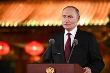 Le président russe Vladimir Poutine