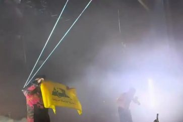 Lors d’un concert du groupe nord-irlandais Kneecap cet été