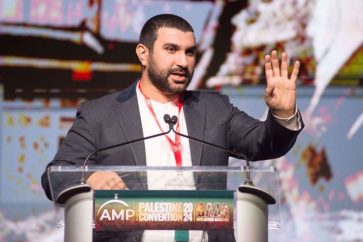 Sami Hamdi, journaliste et commentateur politique britannique pro-palestinien, a été arrêté par les services d'immigration à l'aéroport international de San Francisco dimanche 26 octobre 2025. ©Getty Images