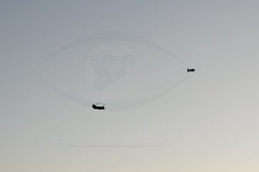 Deux avions US à Hassaké, au nord-est de la Syrie.