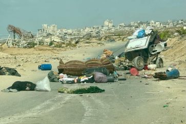 L'armée d'occupation tire sur les Gazaouis pendant leur déplacement