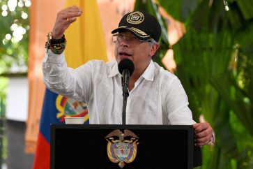 Le président colombien Gustavo Petro