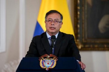 Le président colombien Gustavo Petro