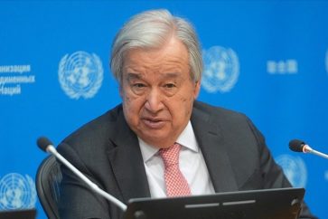 Le secrétaire général des Nations unies, Antonio Guterres