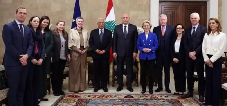 <a href="https://fr-archive.almanar.com.lb/3474968">Le président Aoun à Ursula von der Leyen: il faut obliger « Israël » à respecter l&rsquo;accord de cessation des hostilités</a>